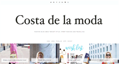 Desktop Screenshot of costadelamoda.com
