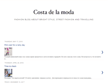 Tablet Screenshot of costadelamoda.com